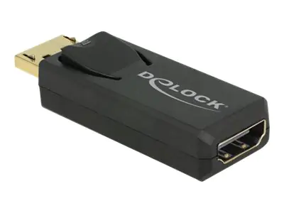 Delock - Videoadapter - DisplayPort männlich zu HDMI weiblich - Schwarz