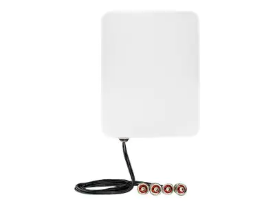 LANCOM AirLancer ON-QT60 - Antenne - Wi-Fi - 7 dBi (für 2,4 GHz), 7 dBi (für 5 - 6 GHz) - ungerichtet - außen, Wandmontage möglich, Stangenbefestigung - Hellgrau - für LANCOM OX-6402