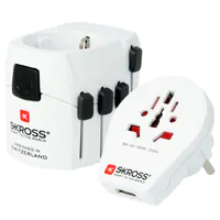 SKROSS Weltreiseadapter PRO World und USB 7A
