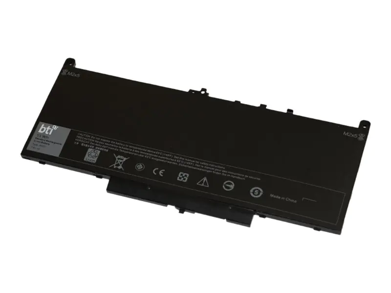 BTI J60J5-BTI - Laptop-Batterie (gleichwertig mit: Dell 451-BBSX, Dell 451-BBSU, Dell 451-BBSY, Dell 1W2Y2, Dell 242WD, Dell MC34Y, Dell J60J5, Dell GG4FM, Dell R1V85, Dell 5F08V, Dell WYWJ2) - Lithium-Polymer - 4 Zellen - 7105 mAh - 54 Wh - für Dell Lati
