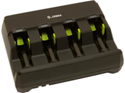 Zebra 4-slot battery charger - Batterieladegerät - Ausgangsanschlüsse: 4 - für P/N: BTRY-36IAB0E-00