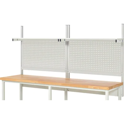 RAU Werkzeugwand 01 2.500 x 1.130 x 350 mm (B x H x T) Stahl, pulverbeschichtet lichtgrau