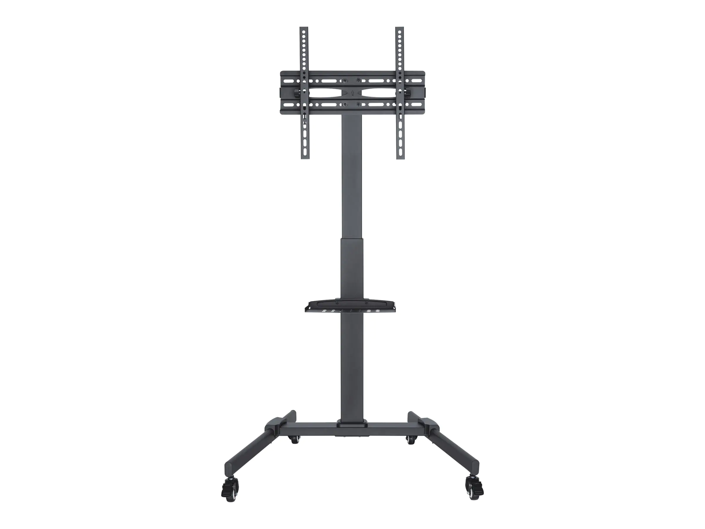 PureMounts PM-CART-60B - Wagen - für Flachbildschirm - Kunststoff, Stahl - Schwarz - Bildschirmgröße: 58.4-139.7 cm (23"-55")