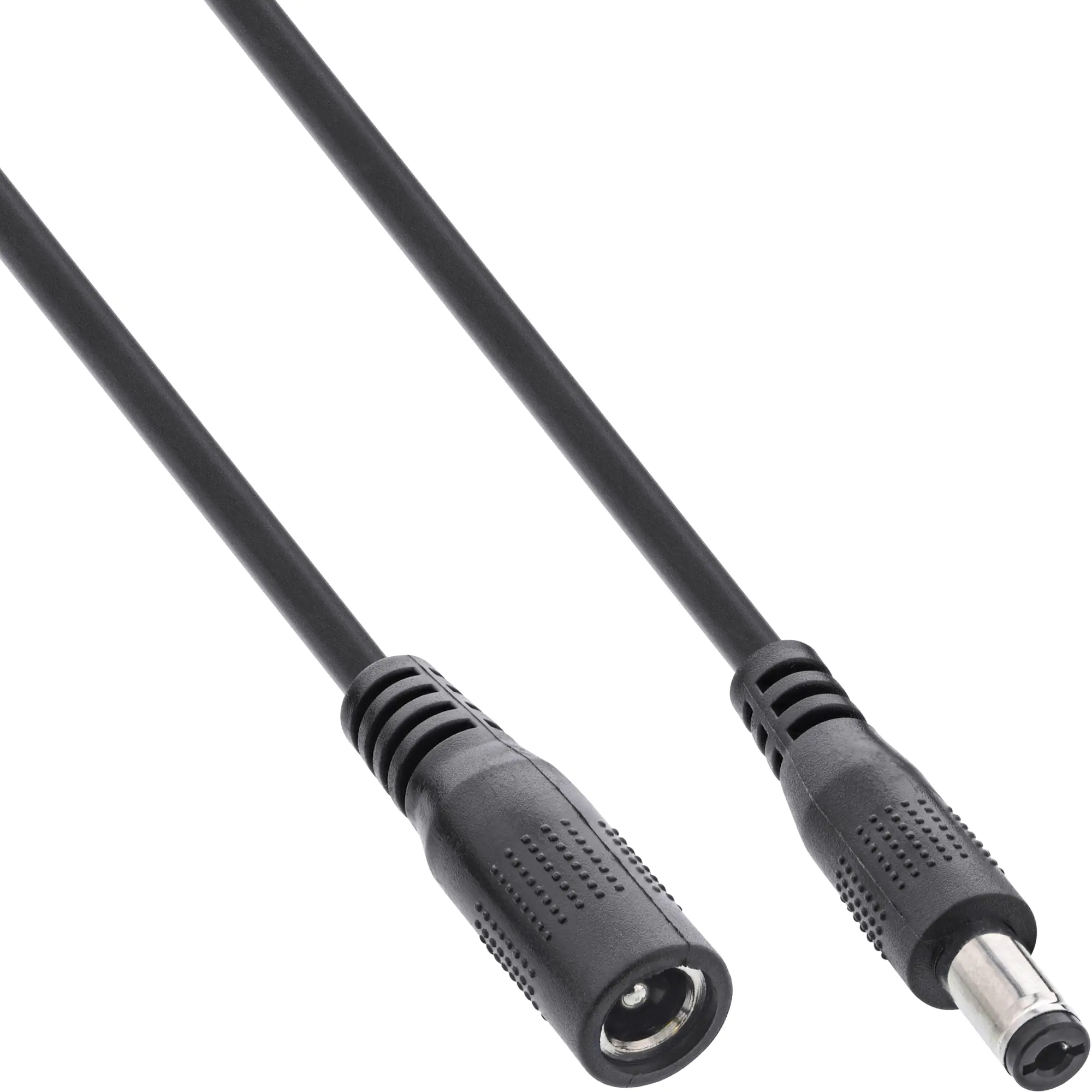 InLine DC Verlängerungskabel - 5,5 x 2,1 mm - AWG 24 - schwarz - 3 m 26803B