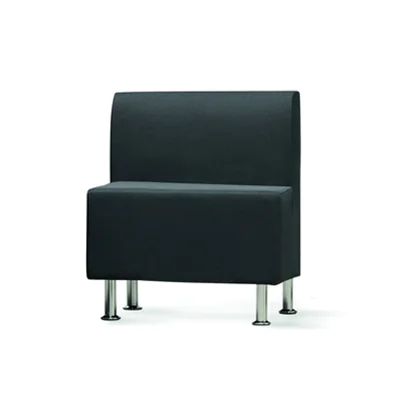 rocada Besprechungszone Be Soft Sessel Mitte 760 x 660 x 660 mm (B x H x T) schwarz