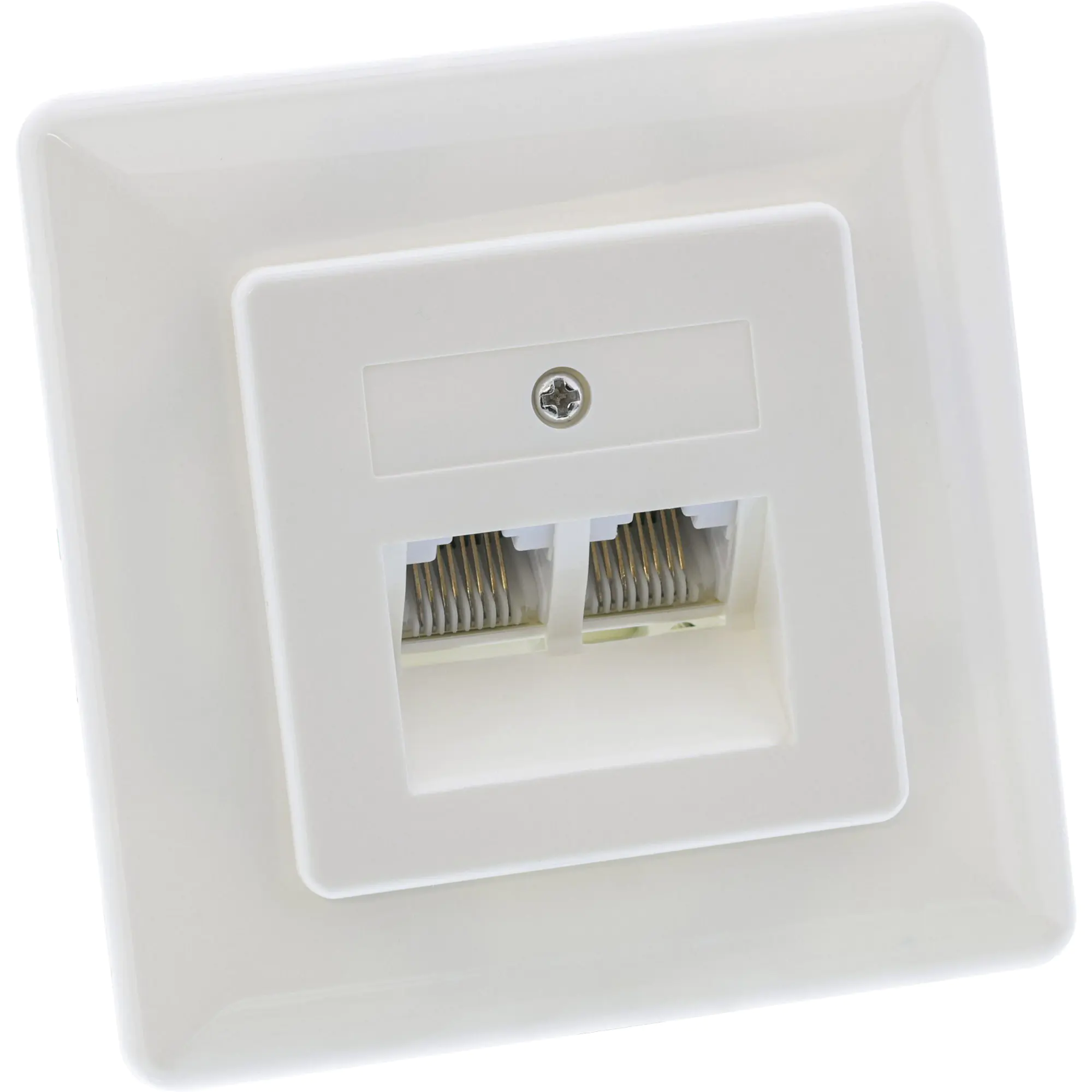 InLine - Wandplatte für die Unterputzverlegung - ISDN x 2