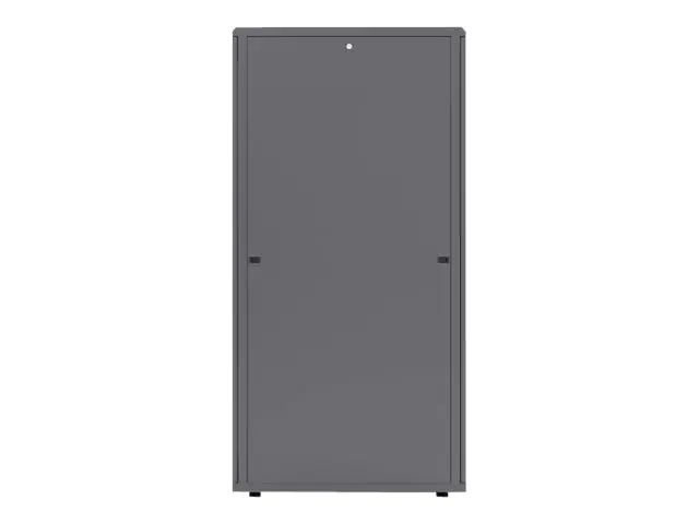 Intellinet Network Cabinet, Free Standing (Standard), 42U, Usable Depth 123 to 973mm/Width 703mm, Black, Flatpack, Max 1500kg, Server Rack, IP20 rated, 19", Steel, Multi-Point Door Lock, One Lock Per Side Panel, Three Year Warranty - Schrank - Schwarz, RA