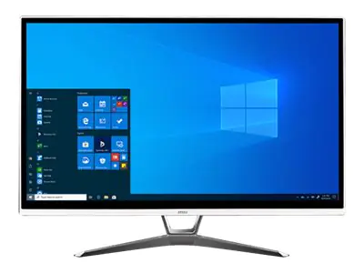 MSI Pro 22XT 10M 019DE - All-in-One (Komplettlösung) - Core i3 10100 / 3.6 GHz - RAM 8 GB - SSD 256 GB - NVMe - UHD Graphics 630 - GigE - WLAN: Bluetooth, 802.11a/b/g/n/ac - Windows 10 Home - Monitor: LED 54.6 cm (21.5")