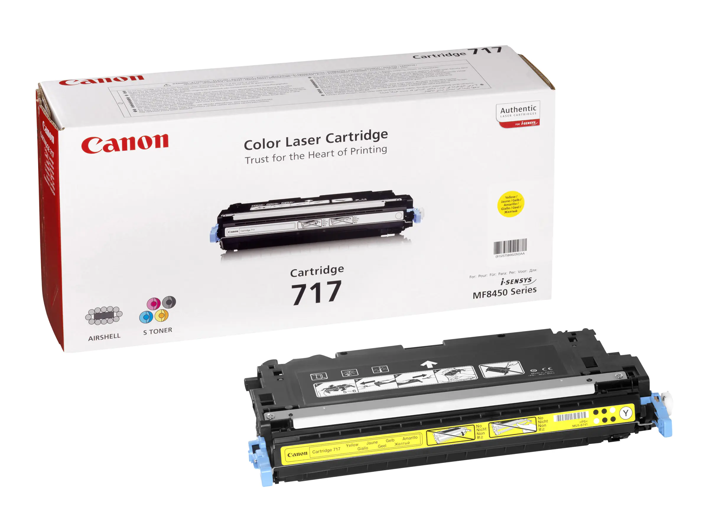 Canon 717 Yellow - Gelb - Original - Tonerpatrone - für i-SENSYS MF8450