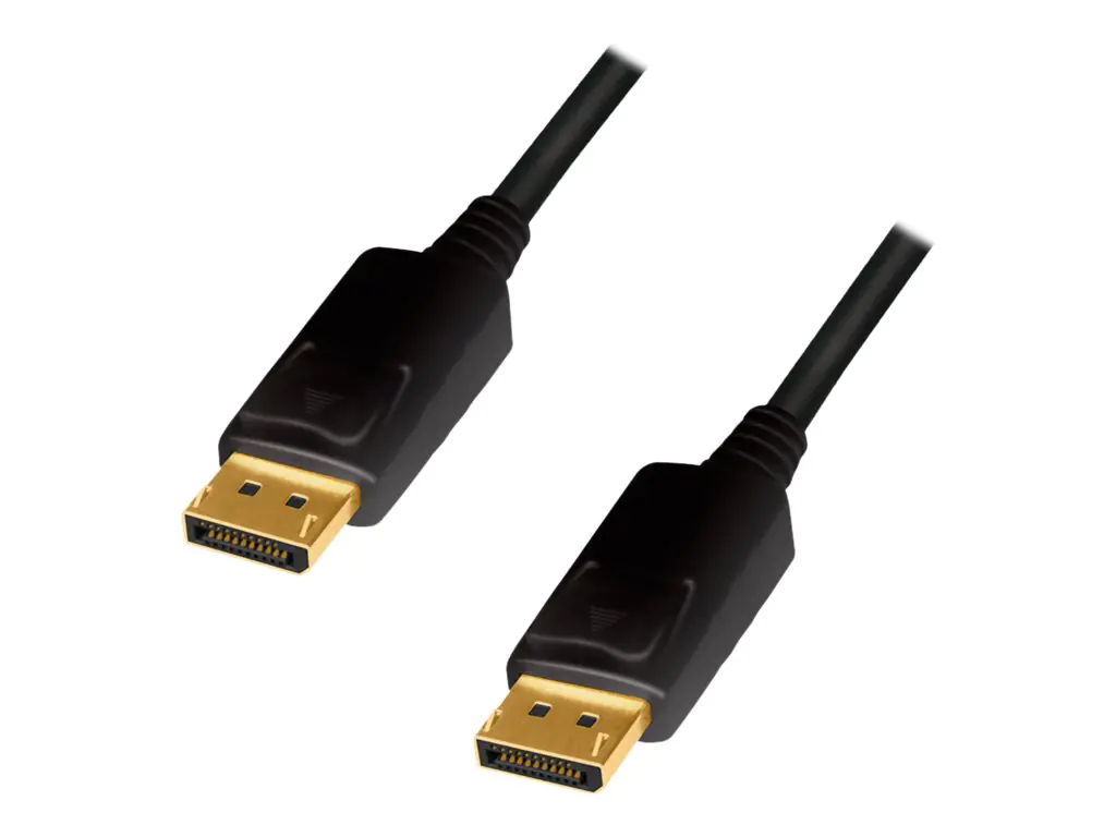 LogiLink - DisplayPort-Kabel - DisplayPort (M) zu DisplayPort (M) - DisplayPort 1.2 - 5 m - Support von 4K 60 Hz - Schwarz