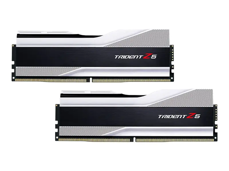 G.Skill Trident Z5 - DDR5 - Kit - 32 GB: 2 x 16 GB - DIMM 288-PIN - 5600 MHz / PC5-44800 - CL36 - 1.2 V - ungepuffert - non-ECC - metallisch silber