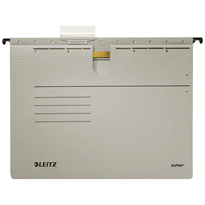 Leitz Hängehefter ALPHA® DIN A4 275g/m² Pendareckarton, recycelt grau 25 St./Pack.