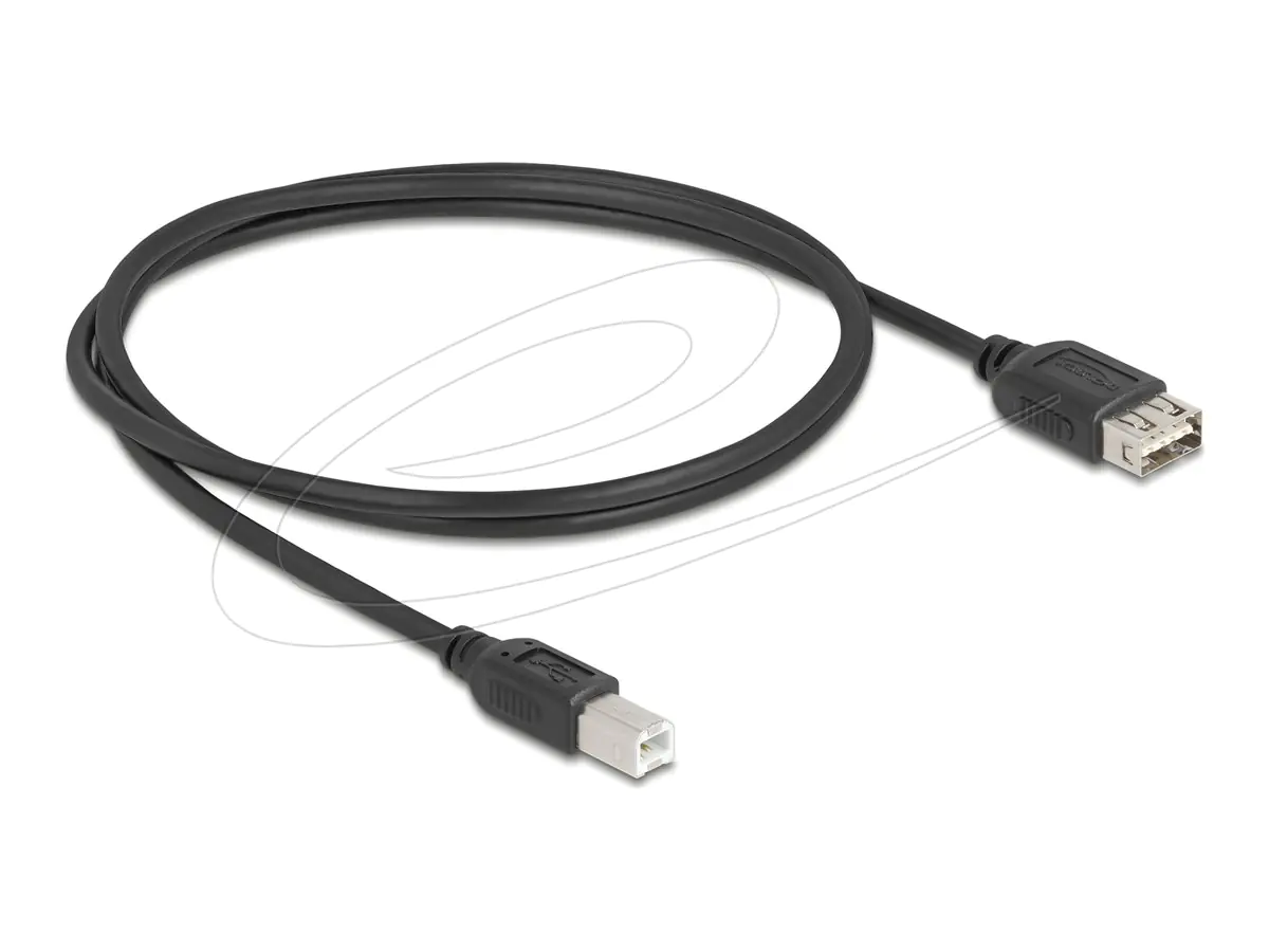 Delock USB 2.0 Kabel Typ-B Stecker zu EASY Typ-A Buchse - Kabel - Digital/Daten