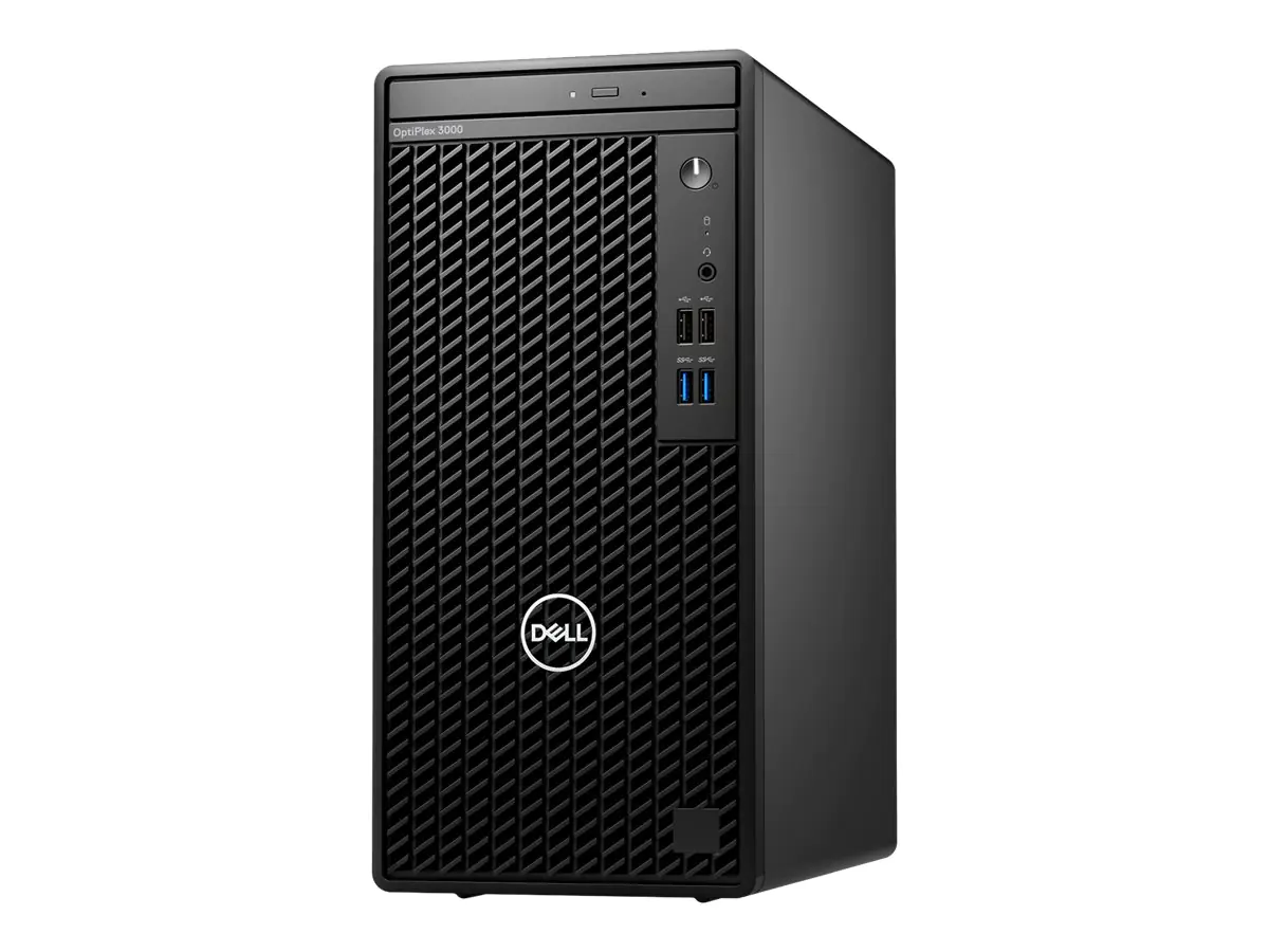 Dell OptiPlex 3000 - MT - Core i5 12500 / 3 GHz - RAM 8 GB - SSD 512 GB - NVMe, Class 35 - DVD-Writer - UHD Graphics 770 - GigE - Win 10 Pro (mit Win 11 Pro Lizenz) - Monitor: keiner - Schwarz - Build To Spec (BTS) - mit 1 Year Basic Onsite (CH, AT, DE -