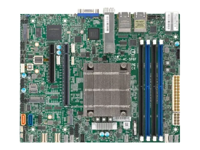 Supermicro X12SDV-4C-SP6F - Motherboard - FlexATX