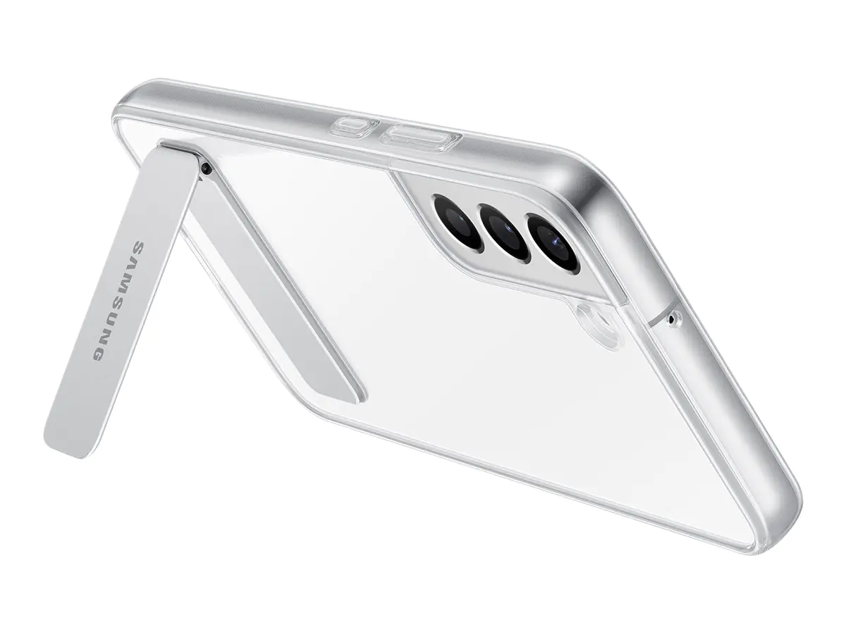 Samsung EF-JS906 - Hintere Abdeckung für Mobiltelefon - Polycarbonat, Thermoplastisches Polyurethan (TPU) - durchsichtig - für Galaxy S22+