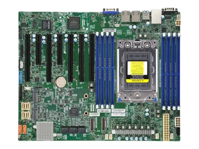 SUPERMICRO H12SSL-CT - Motherboard - ATX - Socket SP3 - USB 3.0 - 2 x 10 Gigabit LAN - Onboard-Grafik