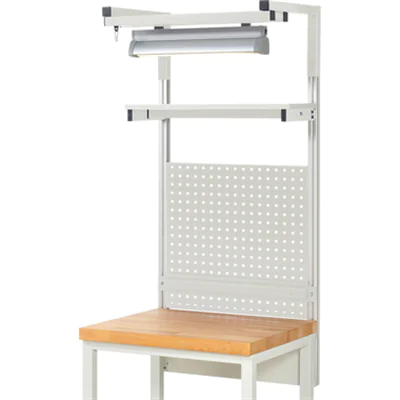 RAU Werkzeugwand 04 750 x 1.380 x 350 mm (B x H x T) Stahl, pulverbeschichtet lichtgrau