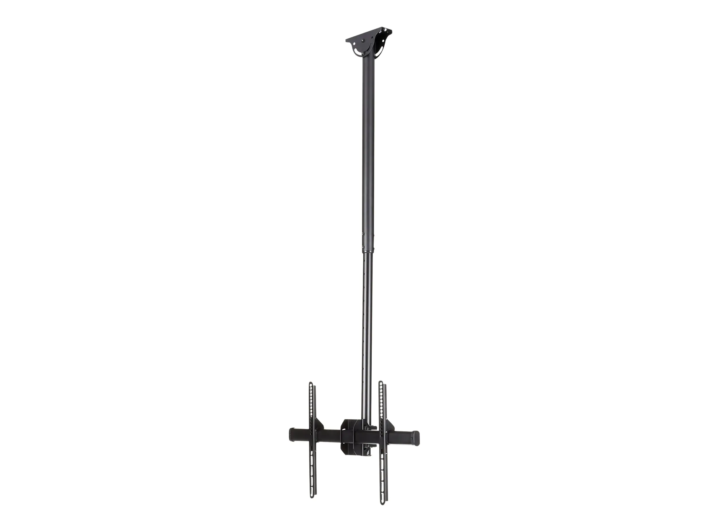 StarTech Flachbildschirm Deckenhalterung - für 32 bis 75 LCD, LED oder Plasma TV - schwenkbar für gewölbte Decken - Klammer - für Flachbildschirm - Schwarz - Bildschirmgröße: 81.3-190.5 cm (32"-75") - Deckenmontage - für P/N: HDMIPLATE