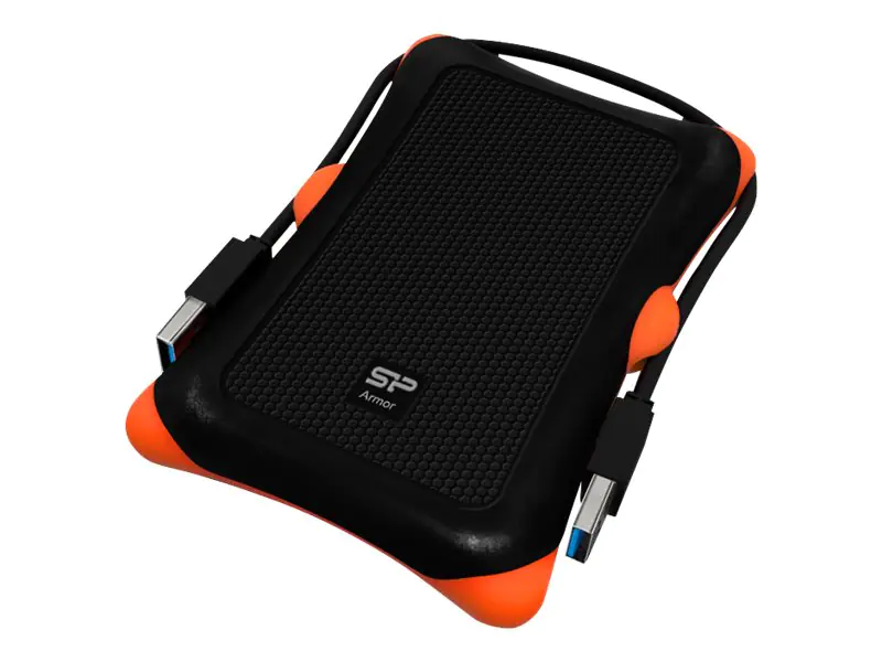 Silicon Power Armor A30 - Speichergehäuse - 2.5" (6.4 cm) - SATA 6Gb/s - USB 3.2 (Gen 1) - Schwarz