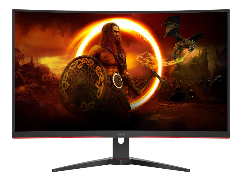 AOC G2 C32G2ZE, 80 cm (31.5"), 1920 x 1080 Pixel, Full HD, LED, 1 ms, Schwarz