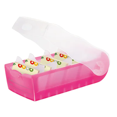 HAN CROCO A8, Kunststoff, Polypropylen (PP), Pink, Weiß, A8, 500 Blätter, 97 mm, 67 mm 998-663