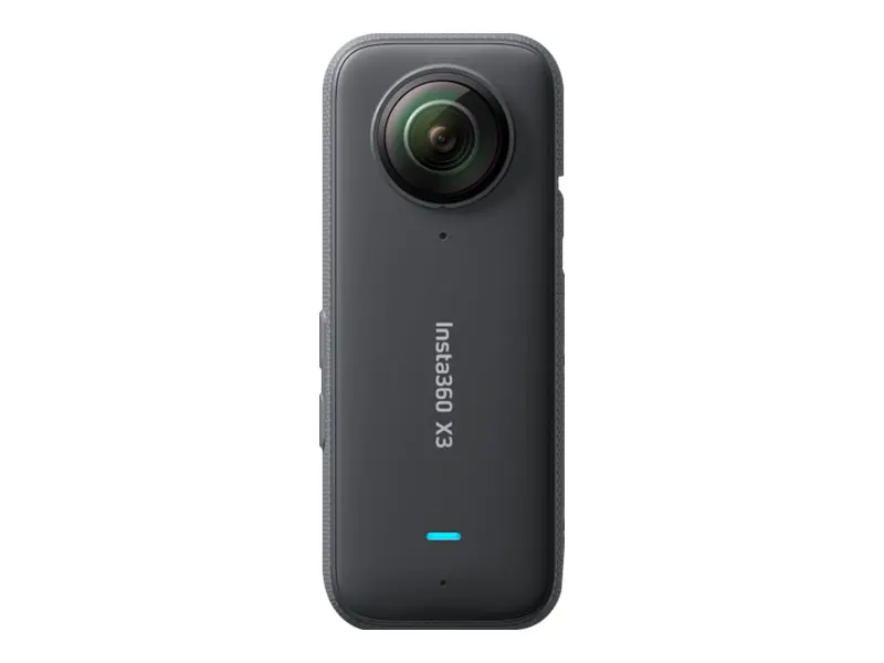 Insta360 X3 - 360° Action-Kamera - 5.7K / 30 BpS - 72 MPix - Wi-Fi, Bluetooth bis zu 10 m - Schwarz