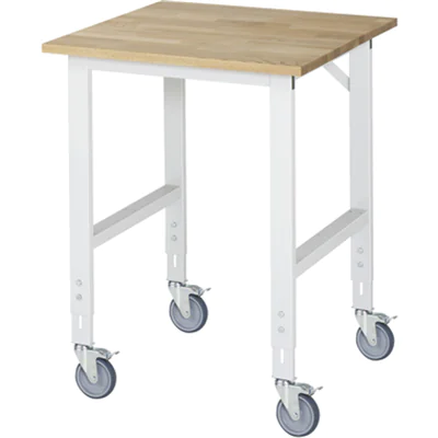 RAU Arbeitstisch Tom 750 x 910-1.230 x 800 mm (B x H x T)