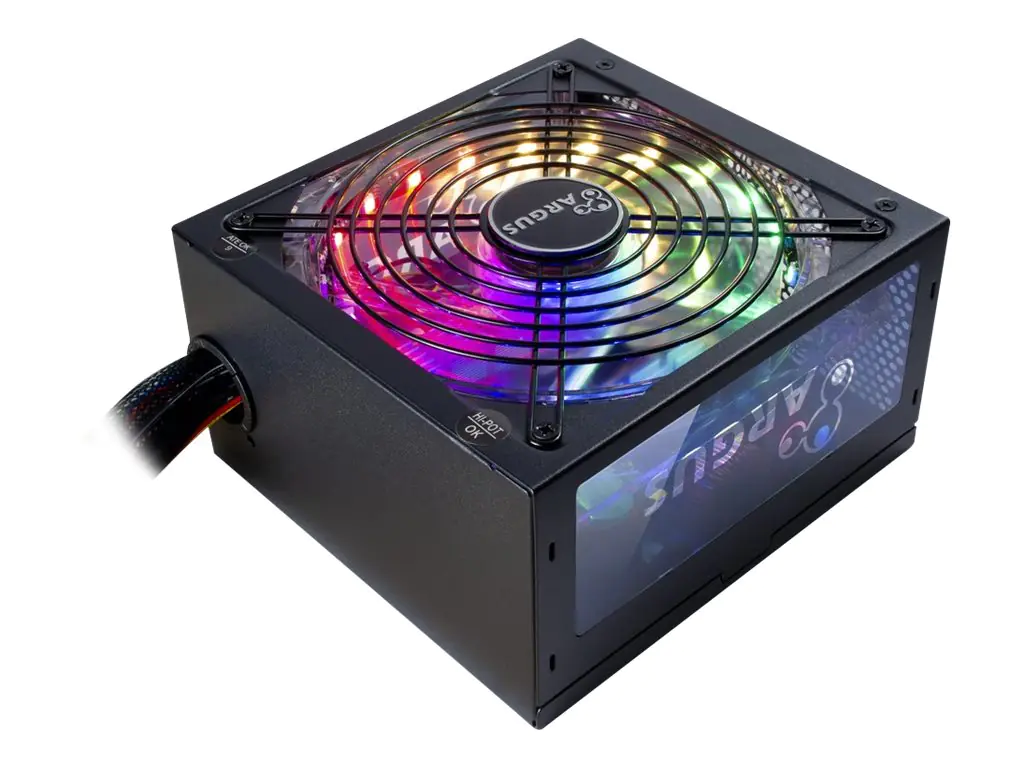 Argus RGB-700W II - Netzteil (intern) - ATX12V 2.3 - 80 PLUS Bronze - Wechselstrom 100/240 V - 700 Watt - aktive PFC - Schwarz
