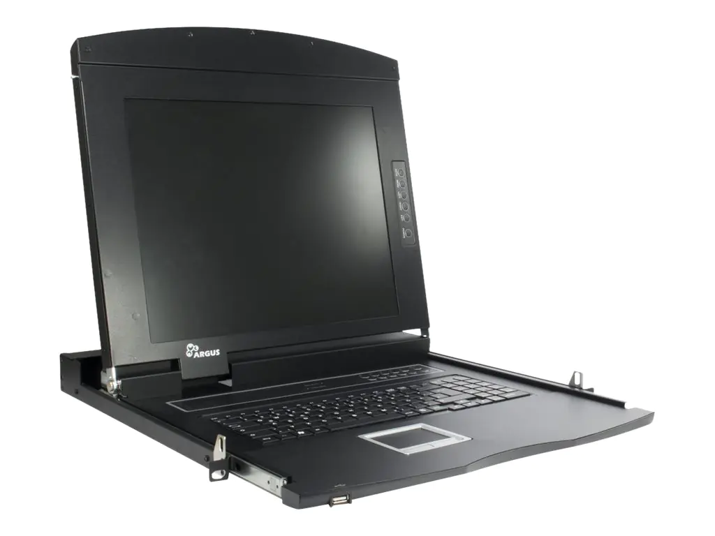Inter-Tech KVM AS-7104 TLS - KVM-Konsole - USB - 43.2 cm (17")