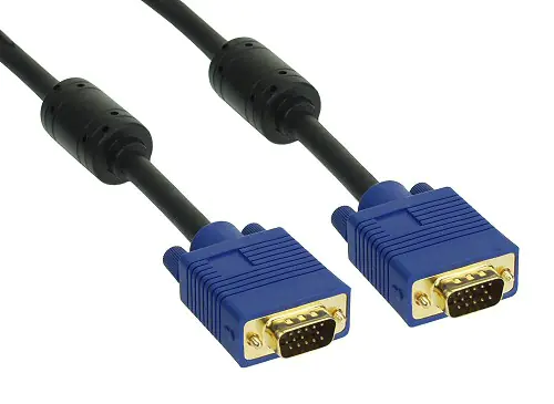 InLine Premium - VGA-Kabel - HD-15 ohne Pol 9 (M) zu HD-15 ohne Pol 9 (M) - 15 m - geformt - Schwarz