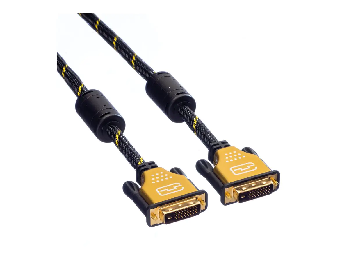 ROLINE GOLD - DVI-Kabel - Dual Link - DVI-D (M) 11.04.5512