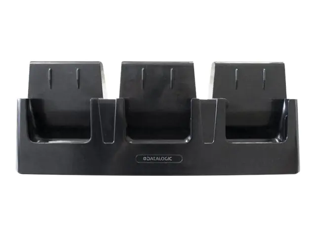 Datalogic Triple Slot Dock - Handheld-Ladestation - Ausgangsanschlüsse: 3 - Schwarz - für Memor 20