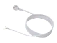 Bachmann H05VV-F 3G - Stromkabel - Typ F (M) rechtwinklig zu ohne Stecker - Wechselstrom 250 V - 16 A - 3 m - geformt - Schwarz - Deutschland