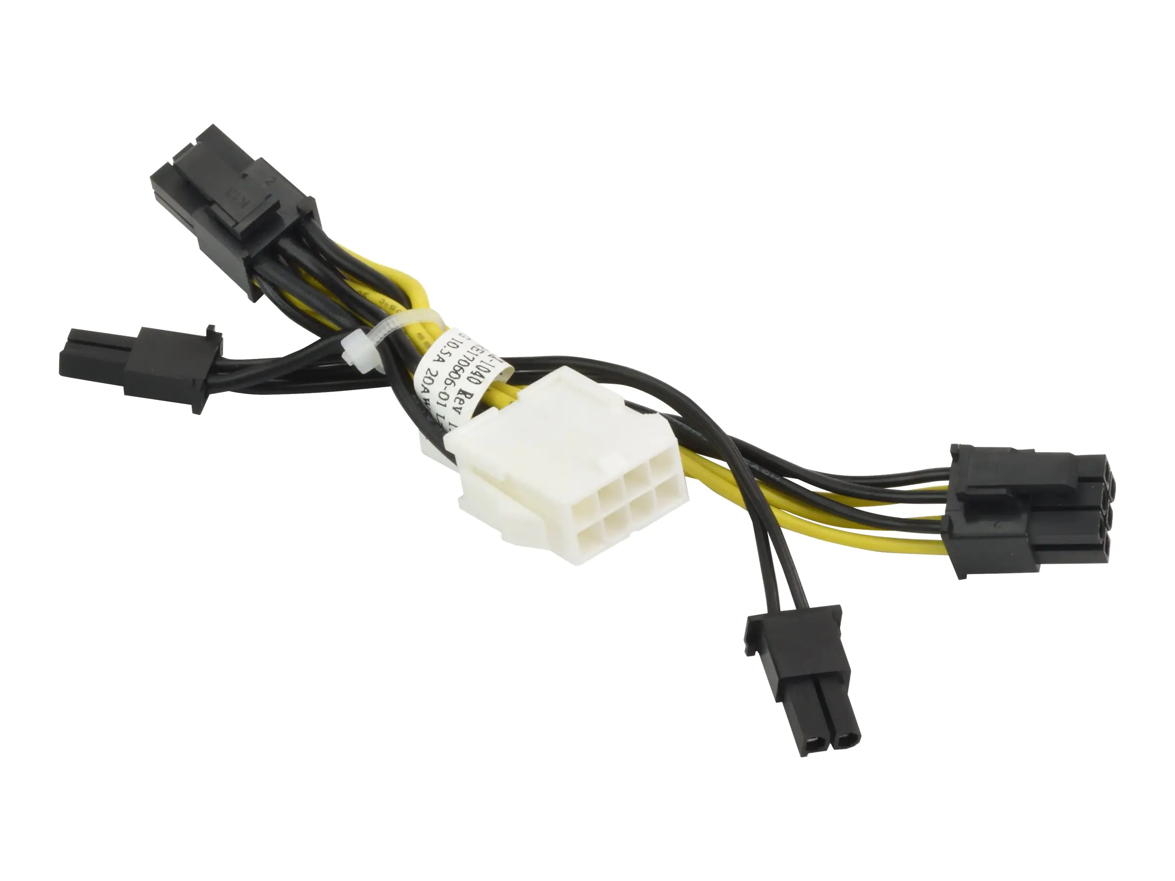 Supermicro - Netzteil - interne Stromversorgung, 8-polig (W) zu 8-poliger PCIe Power (6+2) (M) - 5 cm