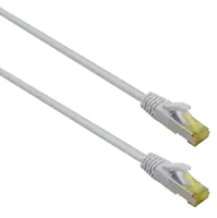 Helos ultra flex - Patch-Kabel - RJ-45 (M) zu RJ-45 (M) - 15 m - S/FTP - CAT 6a - halogenfrei - Grau