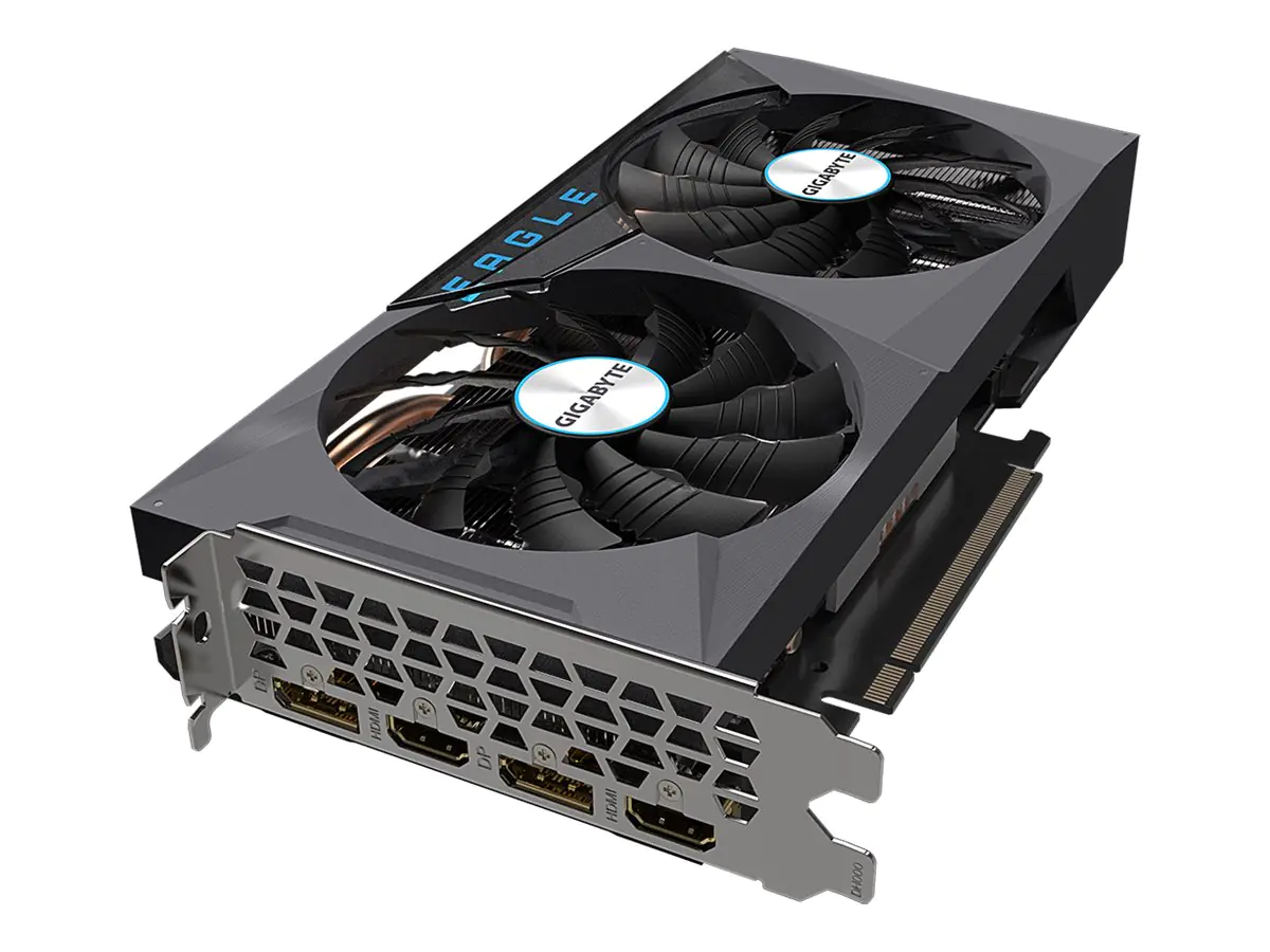 Gigabyte GeForce RTX 3060 EAGLE OC 12G (rev. 2.0) - Grafikkarten - GF RTX 3060 - 12 GB GDDR6 - PCIe 4.0 x16 - 2 x HDMI, 2 x DisplayPort