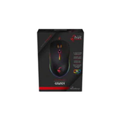 MEDIARANGE MRGS201 - rechts - Optisch - USB Typ-A - 4000 DPI - Schwarz