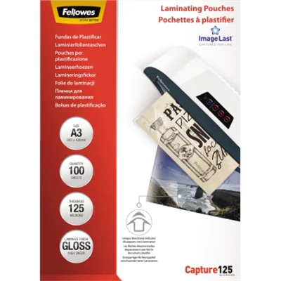 Fellowes 5307506, Transparent, Kunststoff, A3, 420 mm, 297 mm, 1 mm