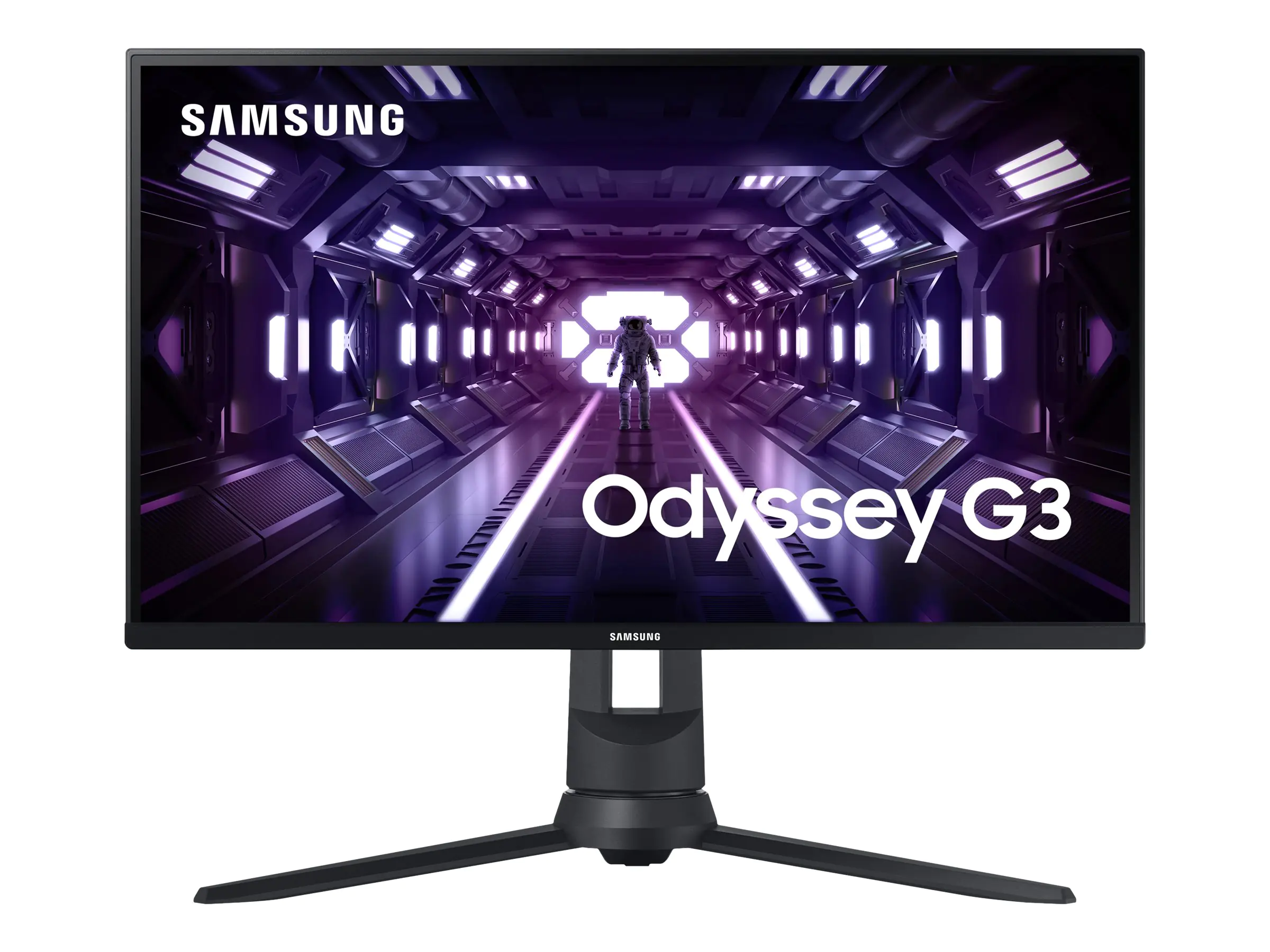 Samsung Odyssey G3 F27G34TFWU - G35TF Series - LED-Monitor - 68.58 cm (27") - 1920 x 1080 Full HD (1080p) @ 144 Hz - VA - 250 cd/m² - 4000:1 - 1 ms - HDMI, VGA, DisplayPort - Schwarz