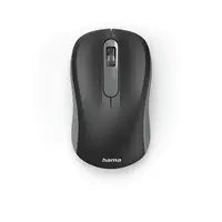 Hama AMW-200 - Maus - anthracite / black - rechts- und linkshändig - optisch - 3 Tasten - kabellos - 2.4 GHz - kabelloser Empfänger (USB) - Black Gray