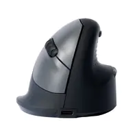 R-Go Ergonomische Maus HE Break - Vertikale Maus - klein, AGR zertifiziert, für Handgröße ?165 mm - ergonomisch - Für Rechtshänder - optisch - 5 Tasten - kabellos - Bluetooth 5.0 - Schwarz