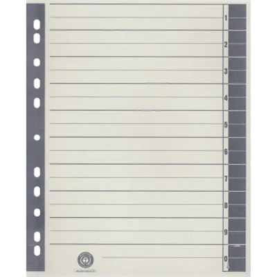 Trennblatt RC Karton 9541109100 A4 chamois/grau 100 St./Pack.