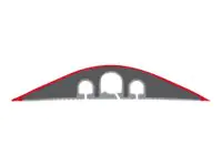 H. Hiendl Serpa B9 - Kabel-Floor-Guard - 1.5 m - Blau