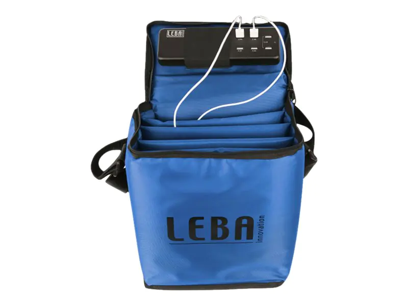 Leba NoteBag Blue 5 - Tragetasche für 5 Tablets