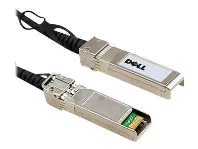 Dell Networking 10GbE Copper Twinax Direct Attach Cable - Direktanschlusskabel - SFP+ (M) zu SFP+ (M) - 1 m - twinaxial - für Networking N1148P-ON; PowerSwitch S4112F-ON, S4112T-ON, S5212F-ON, S5232F-ON, S5296F-ON