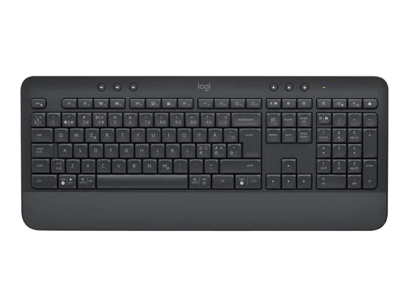 Logitech Signature K650 - Tastatur - kabellos - Bluetooth 5.1 - QWERTZ - Ungarisch - Graphite
