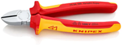 KNIPEX Seitenschneider VDE 70 06 180 mit Facette 180mm