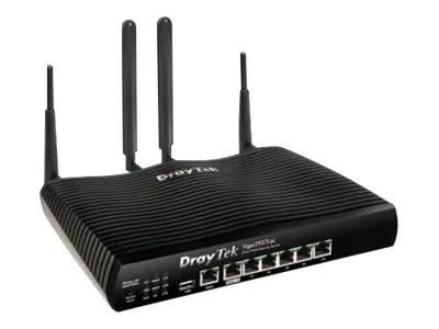 Draytek Vigor 2927LAC - Wireless Router - WWAN Switch mit 6 Ports - 1GbE, PPP - WAN-Ports: 2 - Wi-Fi 5 - Dual-Band