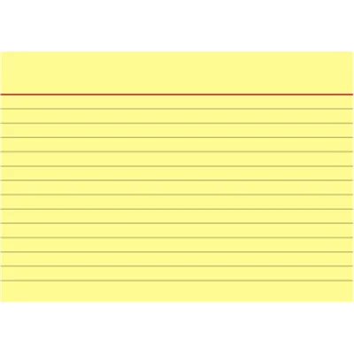 BRUNNEN Karteikarte 102260110 DIN A6 liniert ge 100 St./Pack.